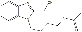 4-(2-(羟甲基)-1H-苯并[D]咪唑-1-基)丁基醋酸盐图片