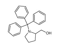 N-tritylprolinol Structure