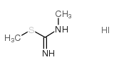 1,2-二甲基-2-异硫脲氢碘酸盐结构式