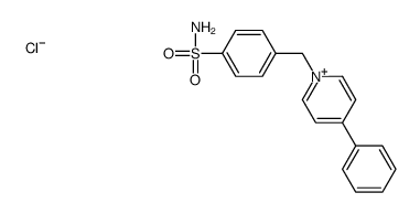 4-[(4-phenylpyridin-1-ium-1-yl)methyl]benzenesulfonamide,chloride结构式