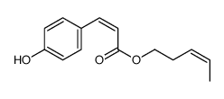 pent-3-enyl 3-(4-hydroxyphenyl)prop-2-enoate Structure