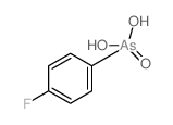 4-fluorobenzenearsonic acid Structure