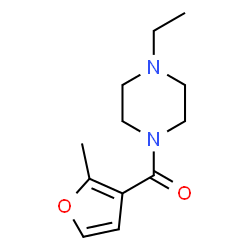 Piperazine, 1-ethyl-4-[(2-methyl-3-furanyl)carbonyl]- (9CI)结构式