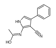 N-(3-cyano-4-phenyl-1H-pyrrol-2-yl)acetamide Structure