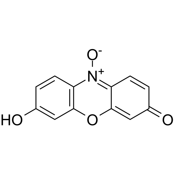 7-羟基-10-氧化物-3H-吩恶嗪-3-酮结构式