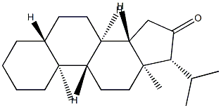 20-Methyl-5α-pregnan-16-one结构式