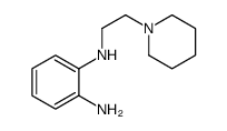 2-N-(2-piperidin-1-ylethyl)benzene-1,2-diamine结构式