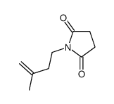 1-(3-methylbut-3-enyl)pyrrolidine-2,5-dione Structure