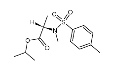 (S)-isopropyl 2-(N,4-dimethylphenylsulfonamido)propanoate Structure