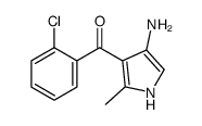 (4-amino-2-methyl-1H-pyrrol-3-yl)-(2-chlorophenyl)methanone Structure