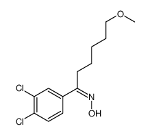 N-[1-(3,4-dichlorophenyl)-6-methoxyhexylidene]hydroxylamine结构式