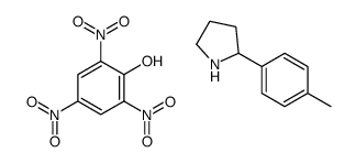 2-(4-methylphenyl)pyrrolidine,2,4,6-trinitrophenol结构式