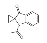 1'-acetylspiro[cyclopropane-1,2'-indole]-3'-one结构式