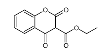 3-carbethoxy-4-hydroxycoumarin Structure