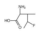 (2S,3R)-2-amino-4-fluoro-3-methylpentanoic acid结构式