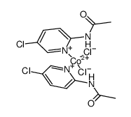 Co(5-chloro-2-aminepyridylacetamide)2Cl2 Structure