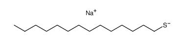 tetradecane-1-thiol, sodium salt结构式