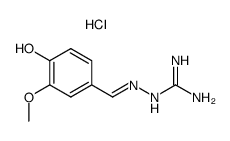 vanillylidenamino-guanidine, hydrochloride结构式