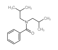 Benzamide,N,N-bis(2-methylpropyl)-结构式