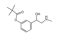 pivalylphenylephrine Structure