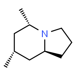 Indolizine, octahydro-5,7-dimethyl-, (5S,7R,8aS)- (9CI) Structure