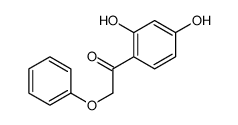 1-(2,4-DIHYDROXYPHENYL)-2-PHENOXYETHAN-1-ONE结构式