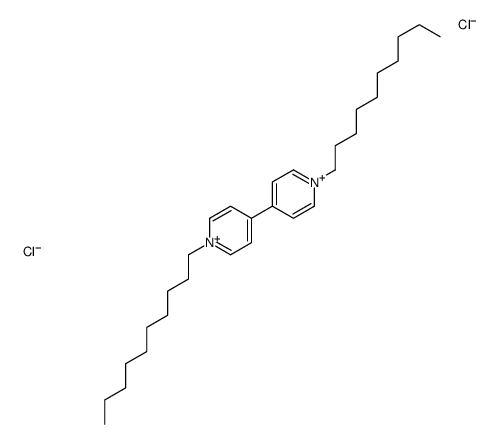 1-decyl-4-(1-decylpyridin-1-ium-4-yl)pyridin-1-ium,dichloride Structure