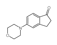 5-吗啉-4-茚满-1-酮结构式