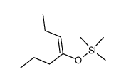 (E)-(1-propyl)-1-butenyl trimethylsilyl ether Structure