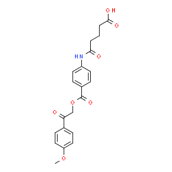 5-[(4-{[2-(4-Methoxyphenyl)-2-oxoethoxy]carbonyl}-phenyl)amino]-5-oxopentanoic acid picture