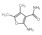 3-Furancarboxamide,2-amino-4,5-dimethyl-结构式