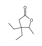 4,4-diethyl-5-methyldihydrofuran-2(3H)-one Structure