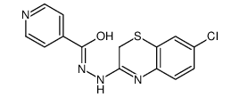 N'-(7-chloro-2H-1,4-benzothiazin-3-yl)pyridine-4-carbohydrazide结构式