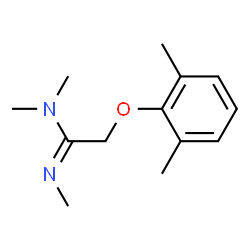 Acetamidine, N,N,N-trimethyl-2-(2,6-xylyloxy)- (8CI) structure