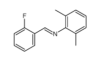 Benzenamine, N-[(2-fluorophenyl)methylene]-2,6-dimethyl- (9CI) picture