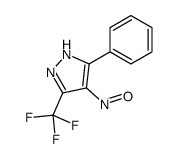 4-nitroso-3-phenyl-5-(trifluoromethyl)-1H-pyrazole结构式