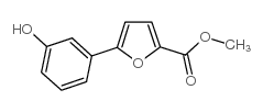 METHYL 5-(3-HYDROXYPHENYL)FURAN-2-CARBO& structure