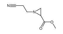 2-Aziridinecarboxylicacid,1-(2-cyanoethyl)-,methylester(9CI)结构式