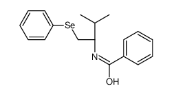 N-[(2S)-3-methyl-1-phenylselanylbutan-2-yl]benzamide Structure