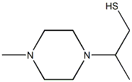 1-Piperazineethanethiol,-bta-,4-dimethyl-(7CI) structure