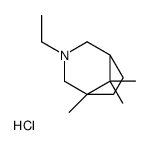 3-ethyl-5,8,8-trimethyl-3-azoniabicyclo[3.2.1]octane,chloride结构式