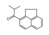 1-(1,2-dihydroacenaphthylen-3-yl)-2-methylpropan-1-one结构式