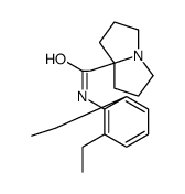 N-(2,6-diethylphenyl)-2-(1,2,3,5,6,7-hexahydropyrrolizin-8-yl)acetamide Structure