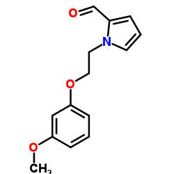 1-[2-(3-METHOXY-PHENOXY)-ETHYL]-1H-PYRROLE-2-CARBALDEHYDE结构式