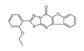 2-(2-ethoxyphenyl)-5H-benzofuro[3,2-d][1,3,4]thiadiazolo[3,2-a]pyrimidin-5-one结构式