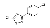 5-CHLORO-3-(4-CHLOROPHENYL)-1,2,4-THIADIAZOLE Structure