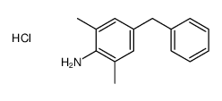 4-benzyl-2,6-dimethylaniline,hydrochloride结构式