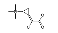 methyl 2-chloro-2-(2-trimethylsilylcyclopropylidene)acetate Structure