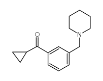 CYCLOPROPYL 3-(PIPERIDINOMETHYL)PHENYL KETONE图片