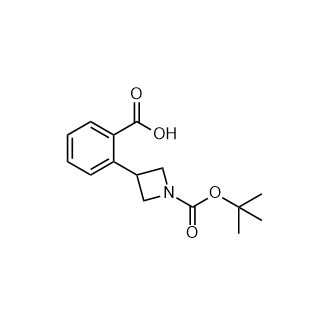 2-{1-[(tert-butoxy)carbonyl]azetidin-3-yl}benzoic acid Structure